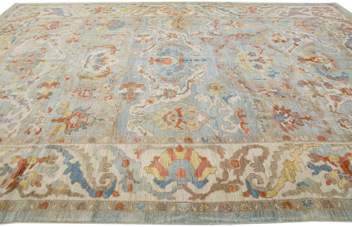 Modern Sultanabad Wool Rug 10 X 15