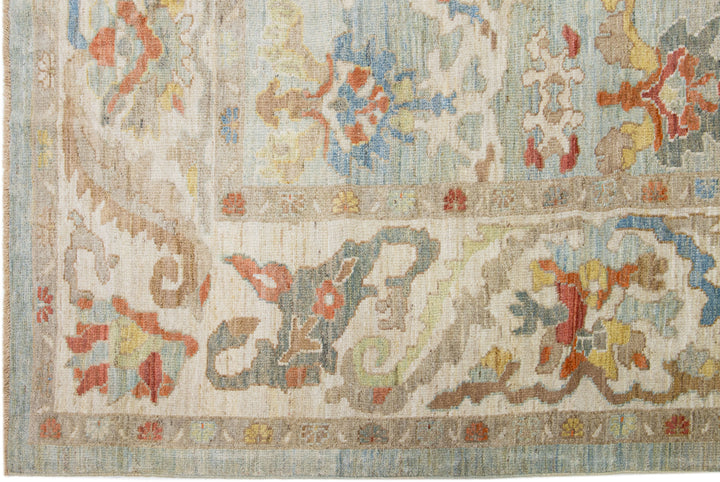 Modern Sultanabad Wool Rug 10 X 15