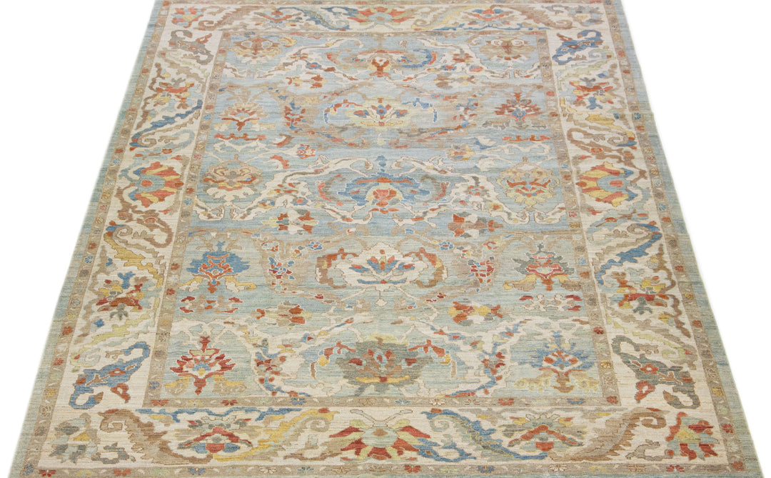 Modern Sultanabad Wool Rug 10 X 15