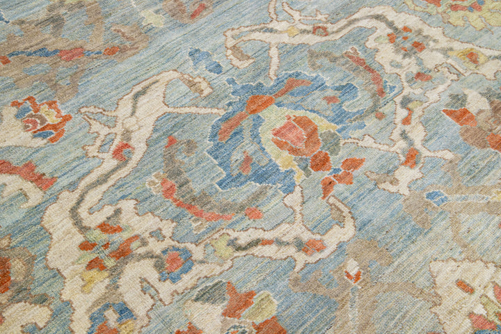 Modern Sultanabad Wool Rug 10 X 15