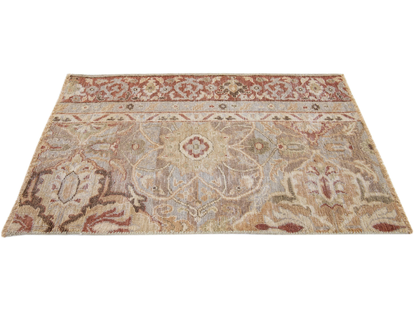 Modern Mahal Style Custom Wool Rug