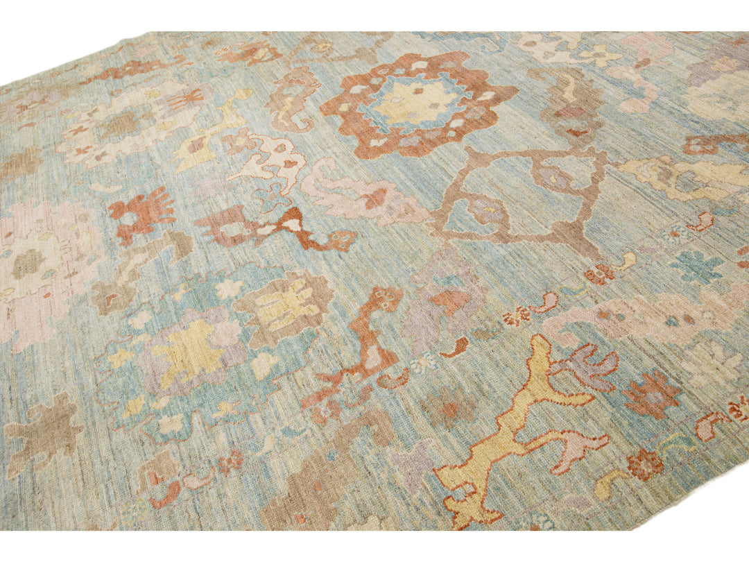 Modern Sultanabad Wool Rug 10 X 12