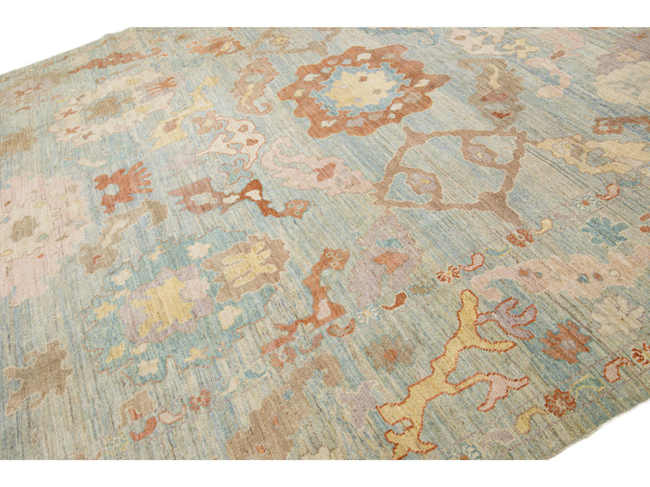 Modern Sultanabad Wool Rug 10 X 12