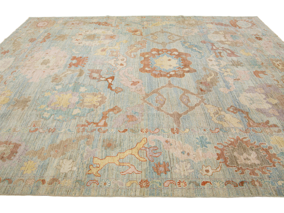 Modern Sultanabad Wool Rug 10 X 12
