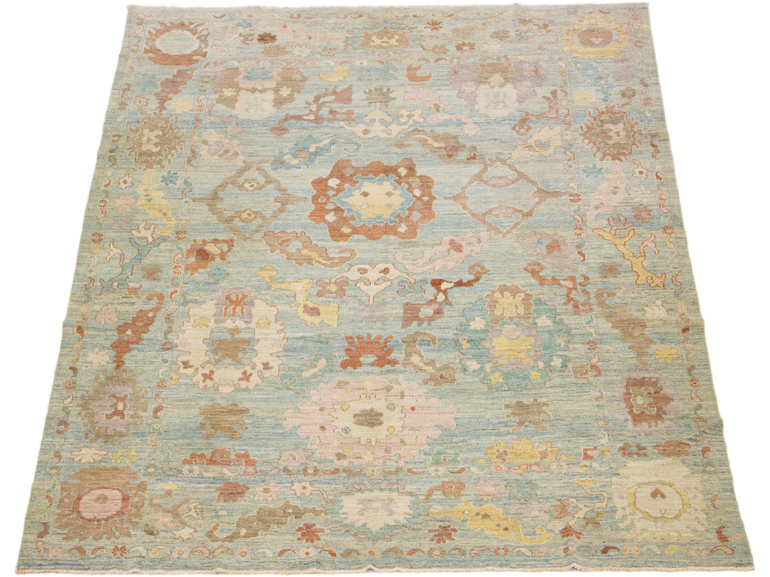 Modern Sultanabad Wool Rug 10 X 12