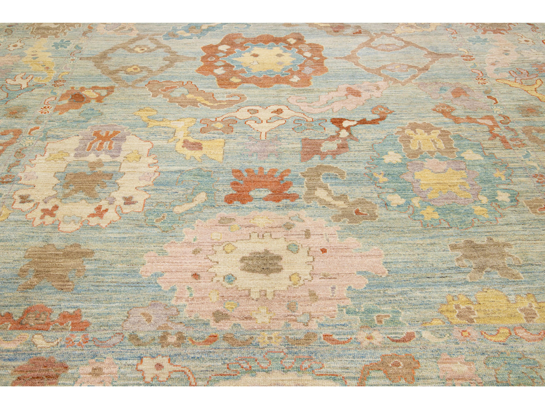 Modern Sultanabad Wool Rug 10 X 12