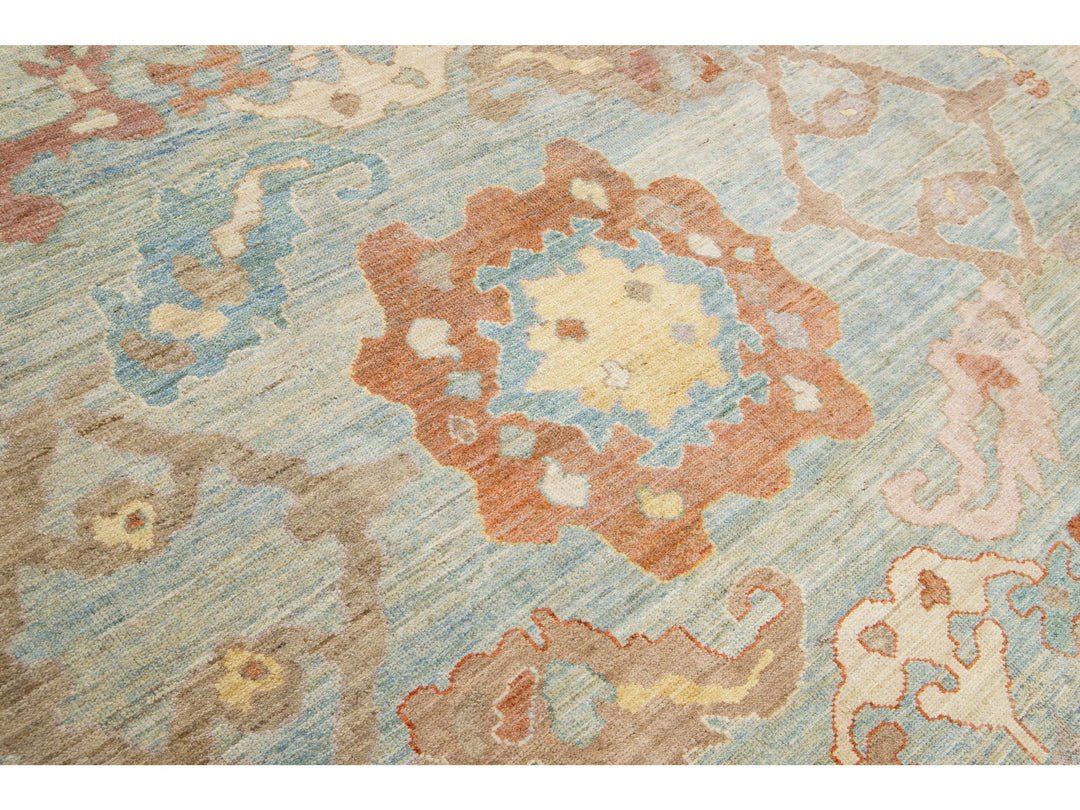 Modern Sultanabad Wool Rug 10 X 12