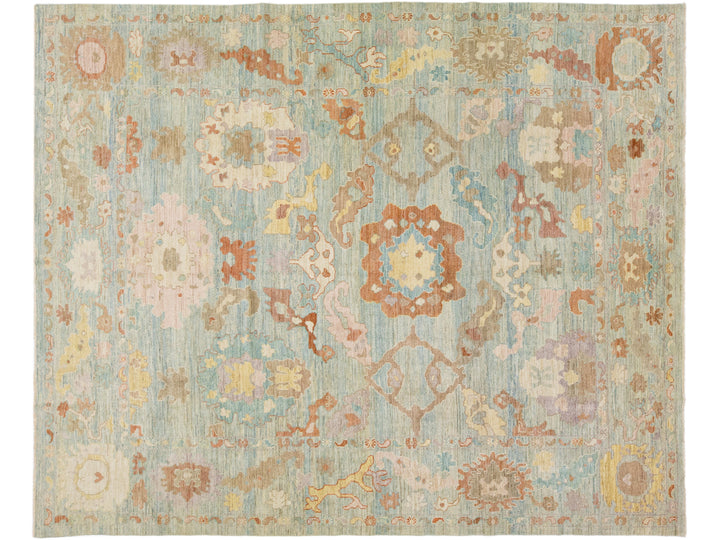 Modern Sultanabad Wool Rug 10 X 12