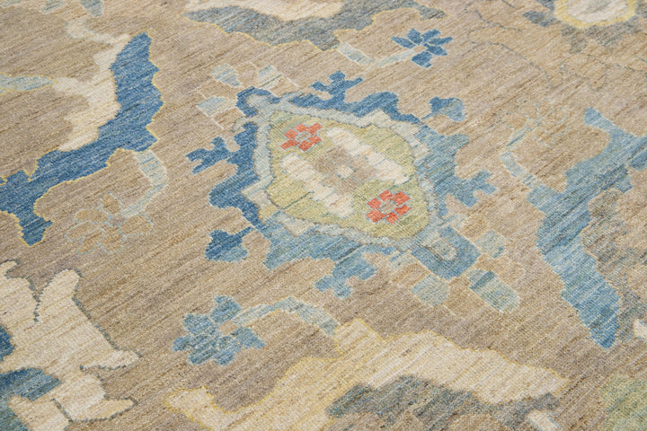 Modern Sultanabad Wool Rug 10 X 14