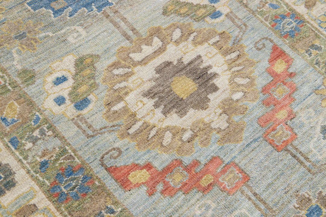 Modern Sultanabad Wool Runner 4 X 21