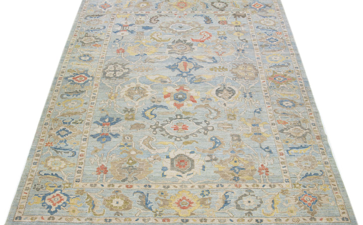 Modern Sultanabad Wool Rug 9 X 12