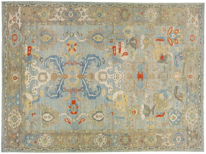 Modern Sultanabad Wool Rug 11 X 15