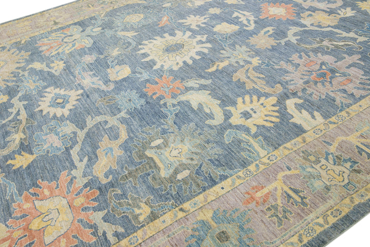 Modern Sultanabad Wool Rug 11 X 14