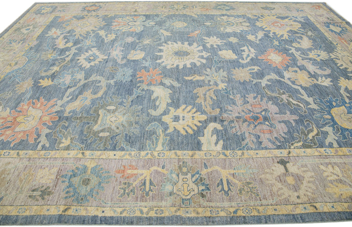 Modern Sultanabad Wool Rug 11 X 14
