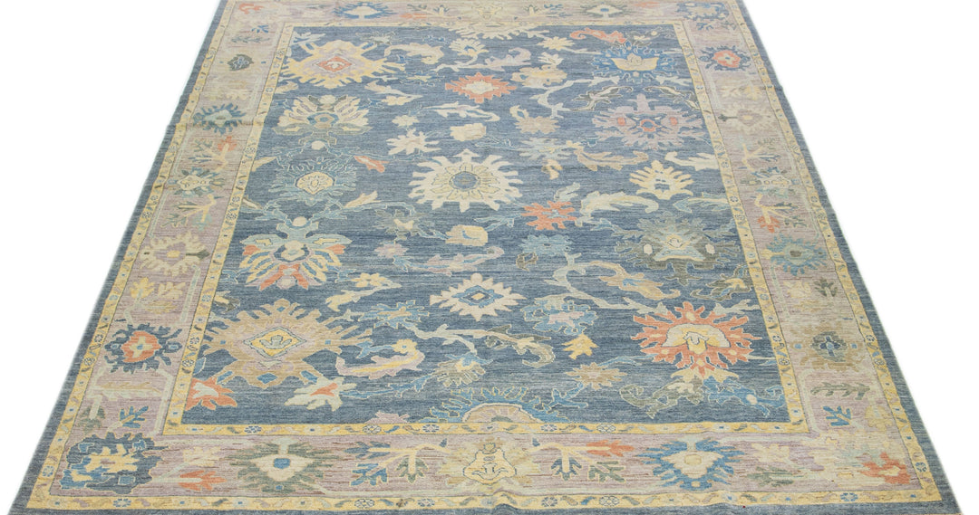 Modern Sultanabad Wool Rug 11 X 14