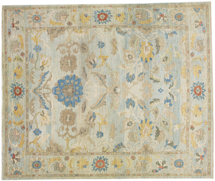 Modern Sultanabad Wool Rug 13 X 18