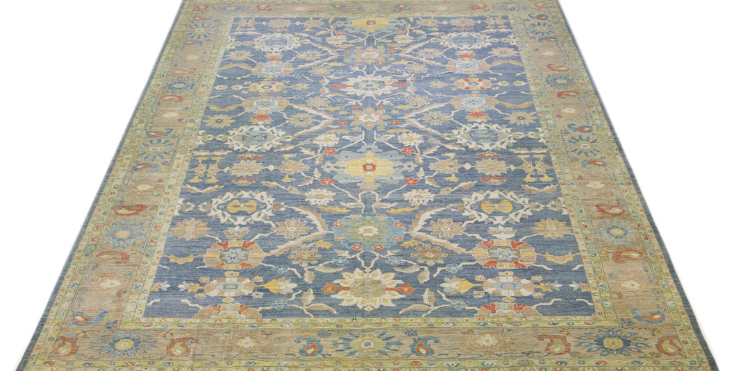 Modern Sultanabad Wool Rug 16 X 23