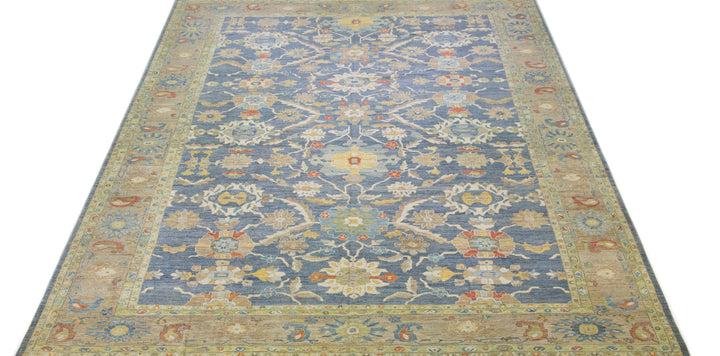 Modern Sultanabad Wool Rug 16 X 23