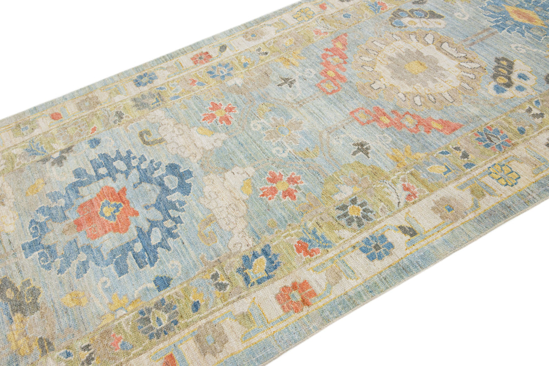 Modern Sultanabad Wool Runner 5 X 21
