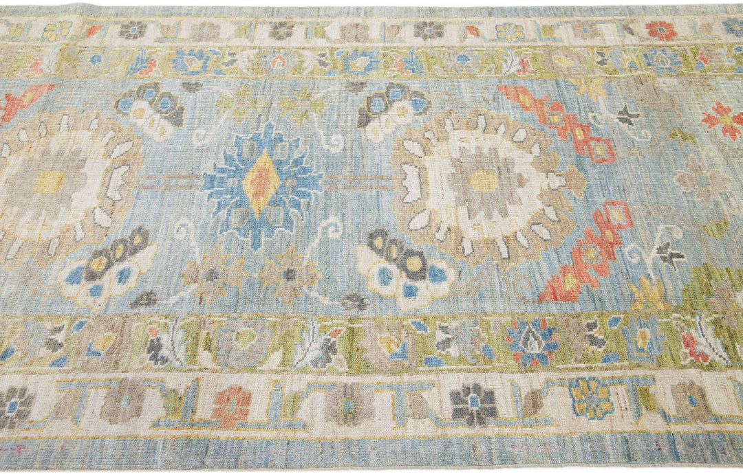 Modern Sultanabad Wool Runner 5 X 21