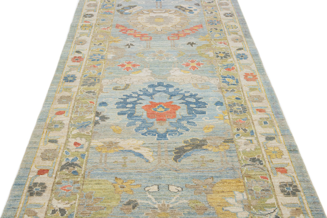 Modern Sultanabad Wool Runner 5 X 21