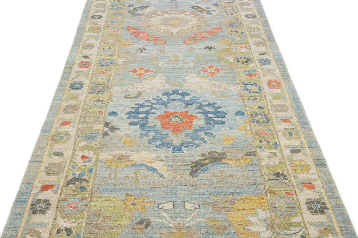 Modern Sultanabad Wool Runner 5 X 21