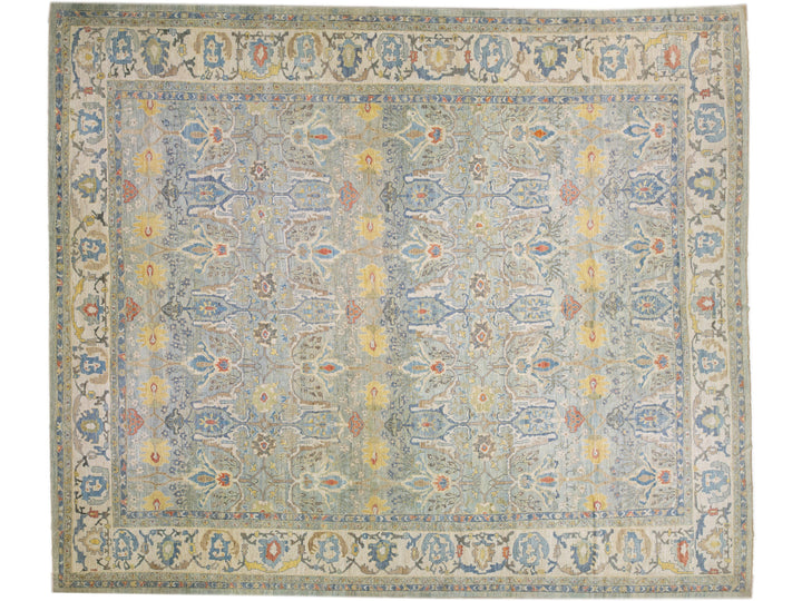 Modern Sultanabad Wool Rug 20 X 23