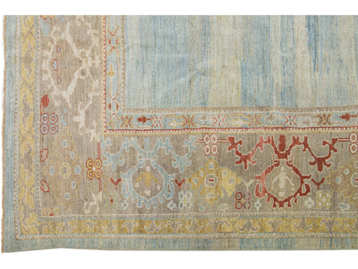 Modern Sultanabad Wool Rug 12 X 16