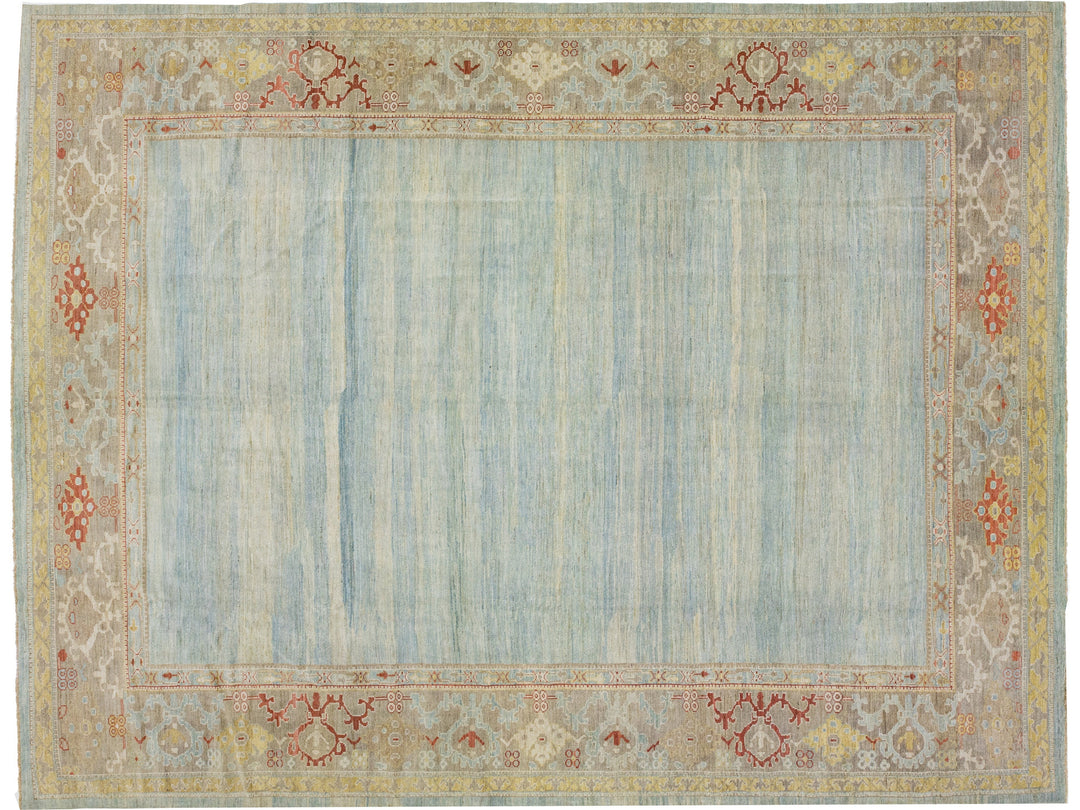 Modern Sultanabad Wool Rug 12 X 16