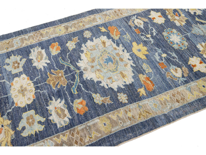 Modern Sultanabad Wool Runner 3 X 19