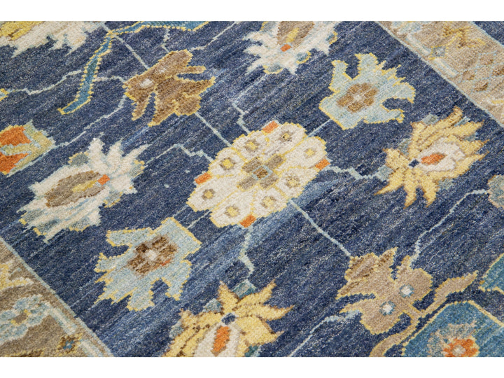 Modern Sultanabad Wool Runner 3 X 19