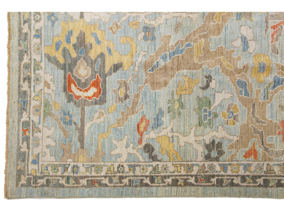 Modern Sultanabad Wool Rug 8 X 10