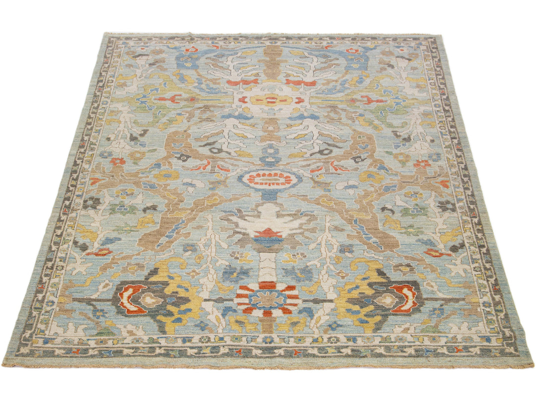 Modern Sultanabad Wool Rug 8 X 10