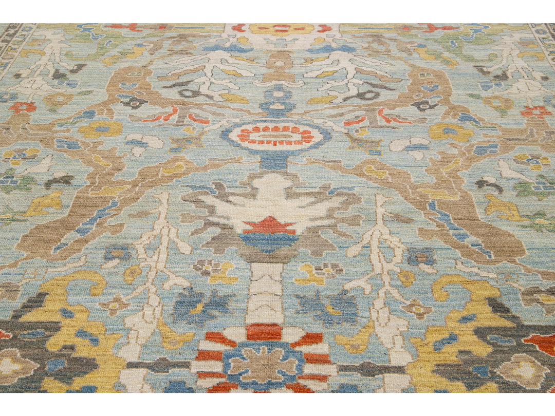 Modern Sultanabad Wool Rug 8 X 10