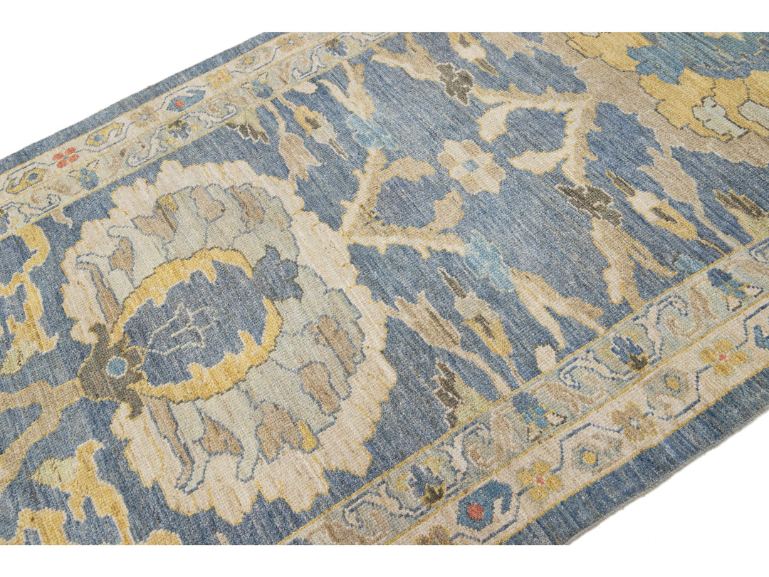 Modern Sultanabad Wool Rug 4 X 20