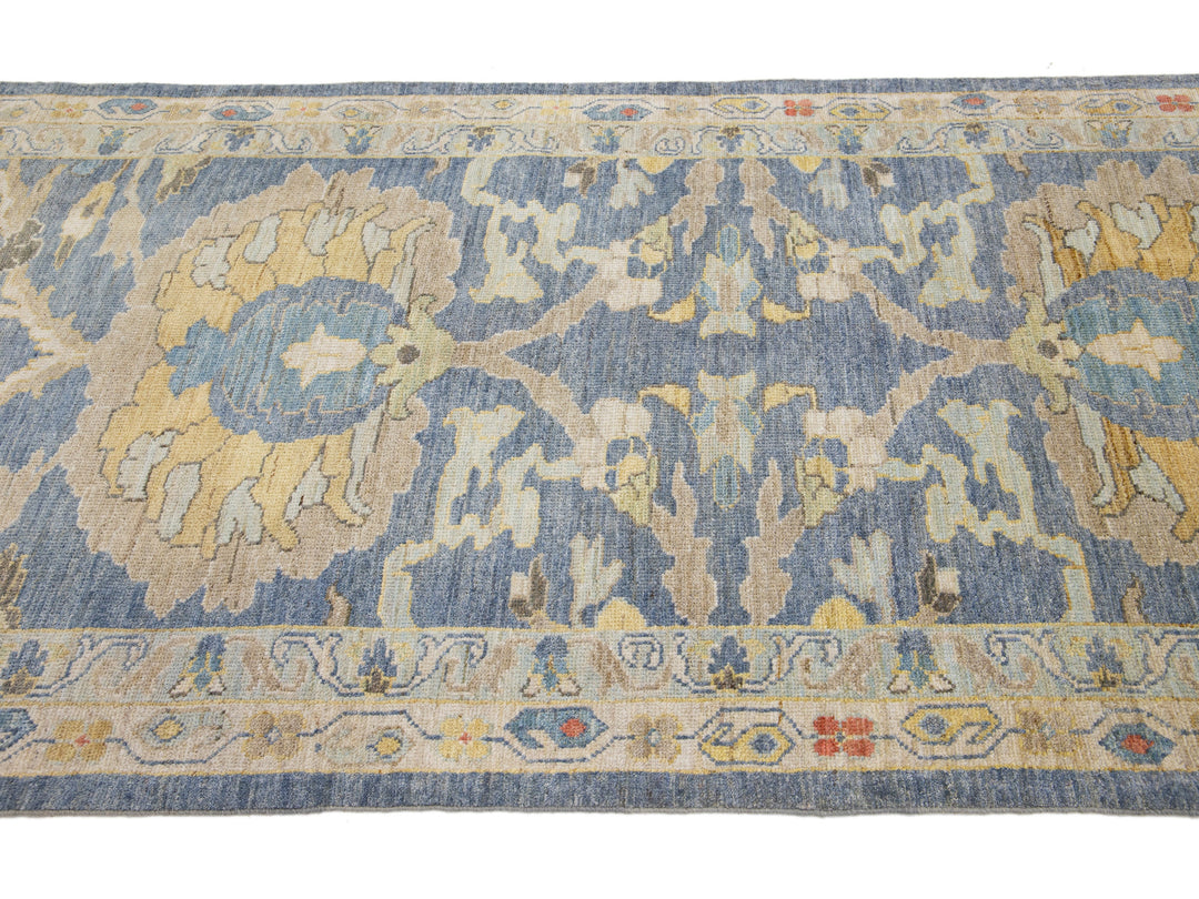 Modern Sultanabad Wool Rug 4 X 20