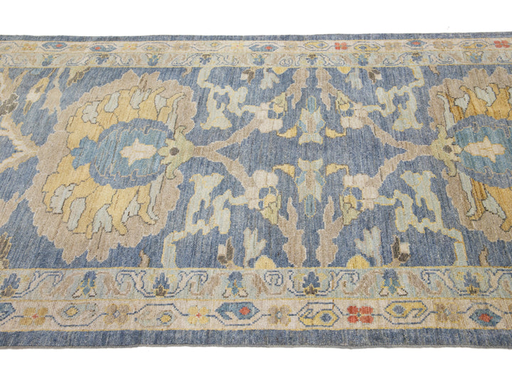 Modern Sultanabad Wool Rug 4 X 20