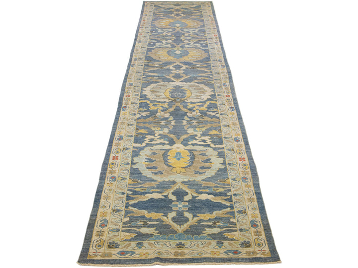 Modern Sultanabad Wool Rug 4 X 20