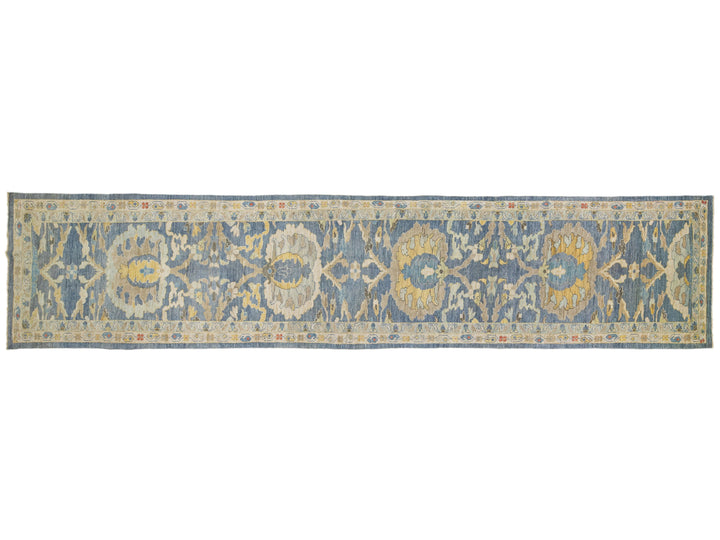 Modern Sultanabad Wool Rug 4 X 20