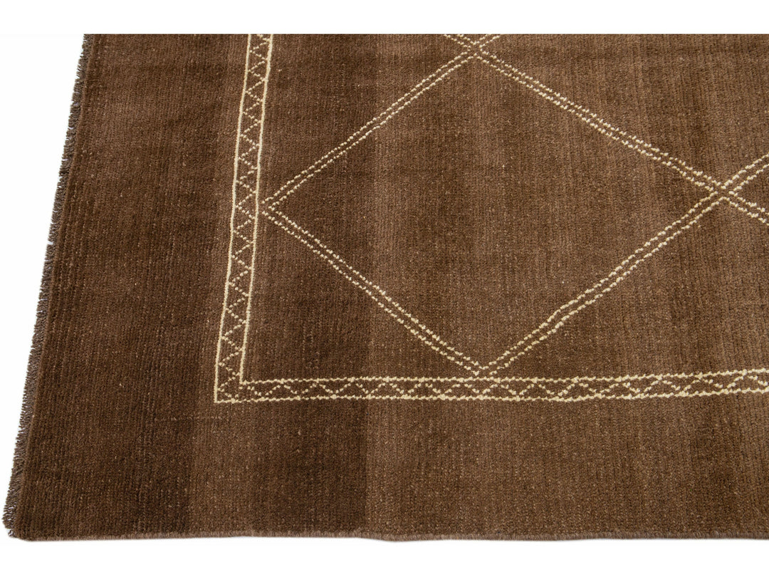 Modern Moroccan Wool Rug 7 X 8