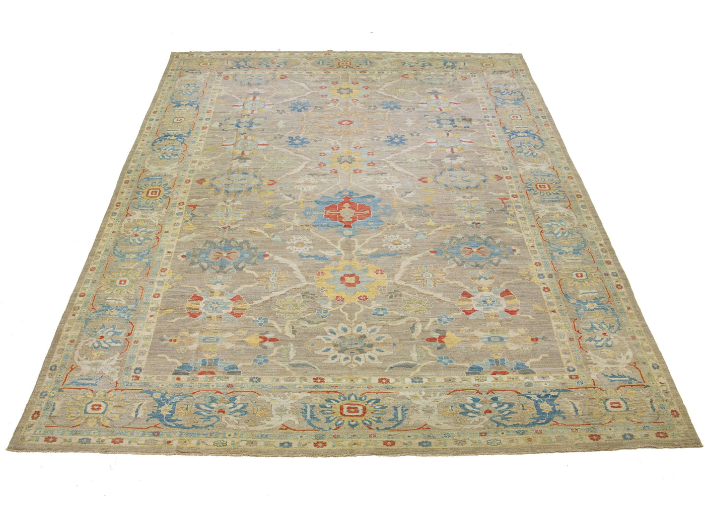 Modern Sultanabad Wool Rug 15 X 22