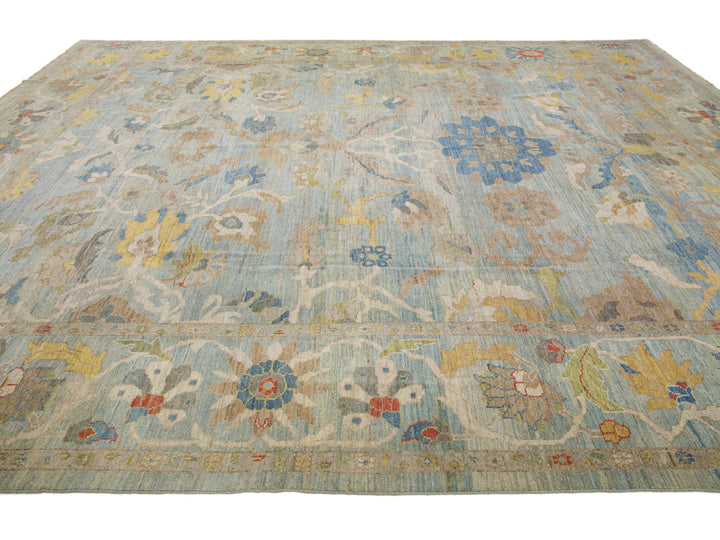 Modern Sultanabad Wool Rug 12 X 16
