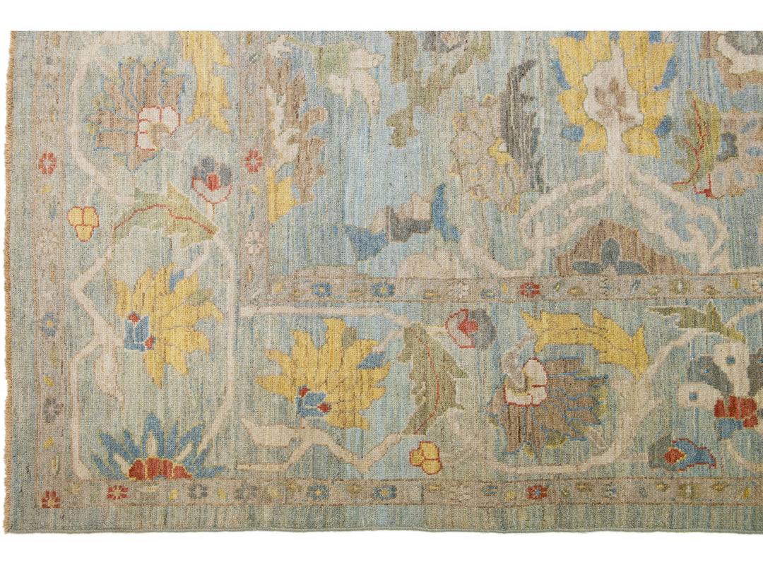 Modern Sultanabad Wool Rug 12 X 16