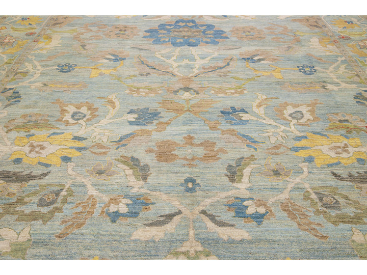 Modern Sultanabad Wool Rug 12 X 16