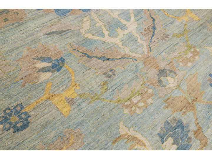 Modern Sultanabad Wool Rug 12 X 16