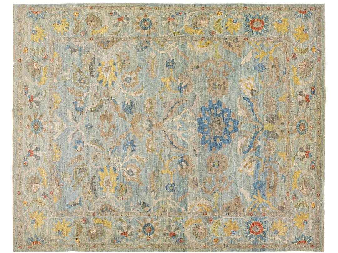 Modern Sultanabad Wool Rug 12 X 16