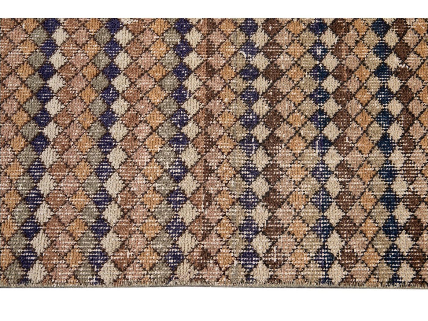 Mid-20th Century Vintage Turkish Wool Runner Rug, 3 X 10
