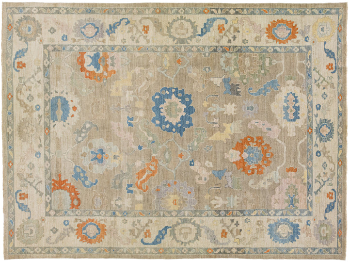 Modern Sultanabad Wool Rug 11 X 15