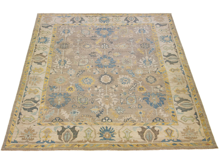 Modern Sultanabad Wool Rug 13 X 16