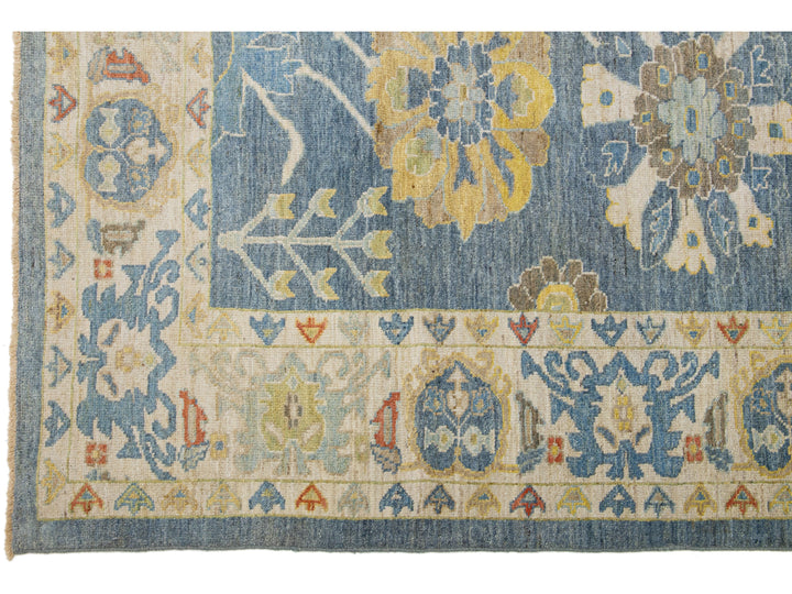 Modern Sultanabad Wool Rug 10 X 14